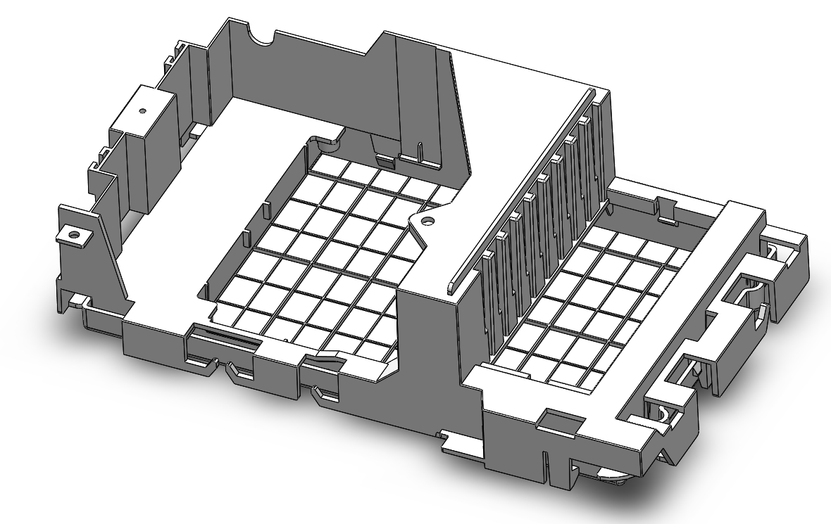 分体式空调室外机印刷电路板盖